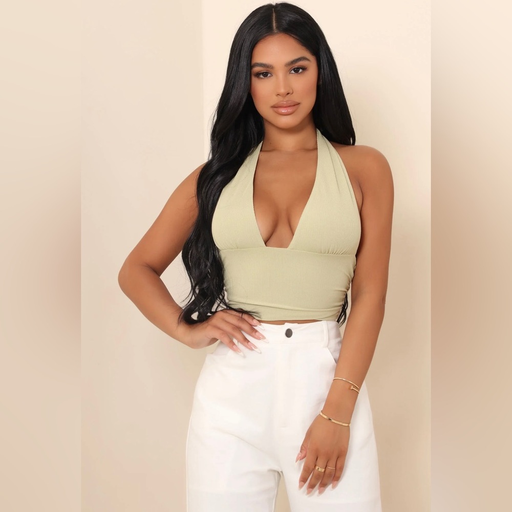 NEW Fashion nova halter top